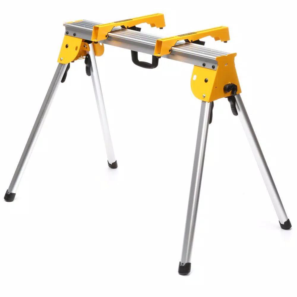 DEWALT 12 in. 15 Amp Corded Single Bevel Compound Miter Saw with Heavy-Duty Work Stand