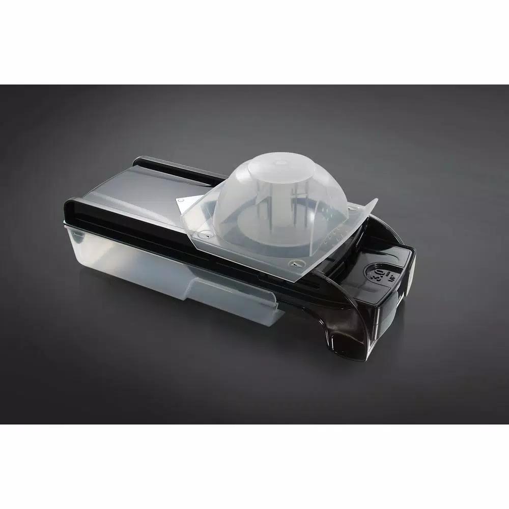 Simposh Easy V Mandoline Slicer with V-Shaped Stainless Steel Blade and Food Holder