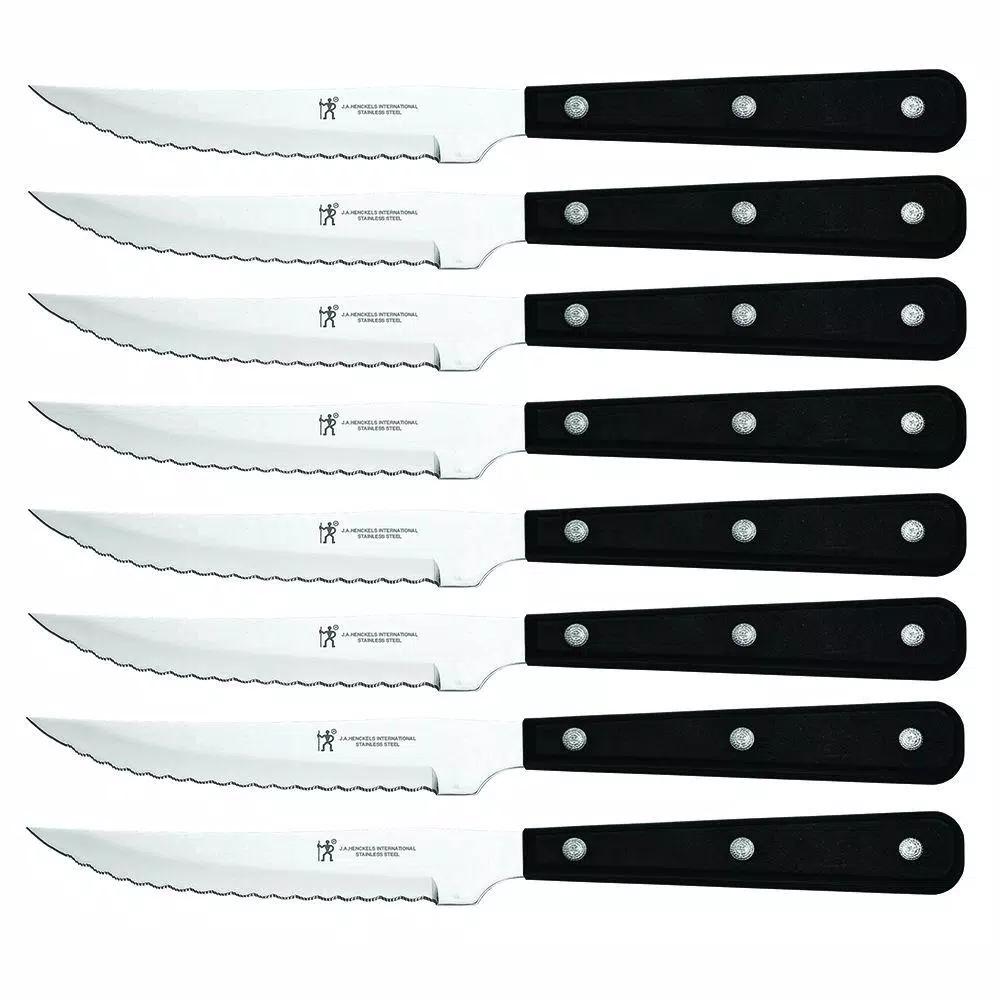 Henckels J.A. Henckels International 8-Piece Serrated Stainless Steel Steak Knife Set
