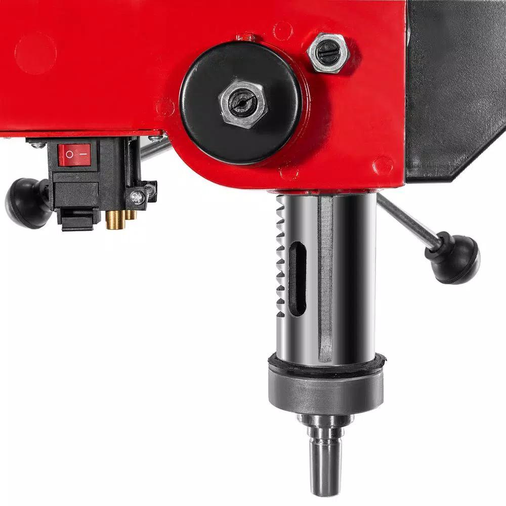 Stark 11 in. 16-Speed Stationary Drill Press with Floor Stand and Laser Light