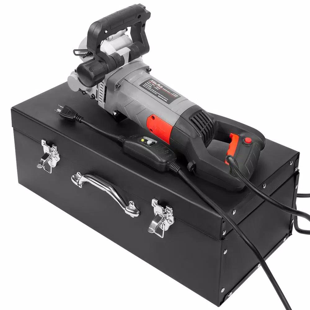 XtremepowerUS 5-1/4 in. 110V Electric Wall Chaser Slotter with Infrared Beam and Water Pump