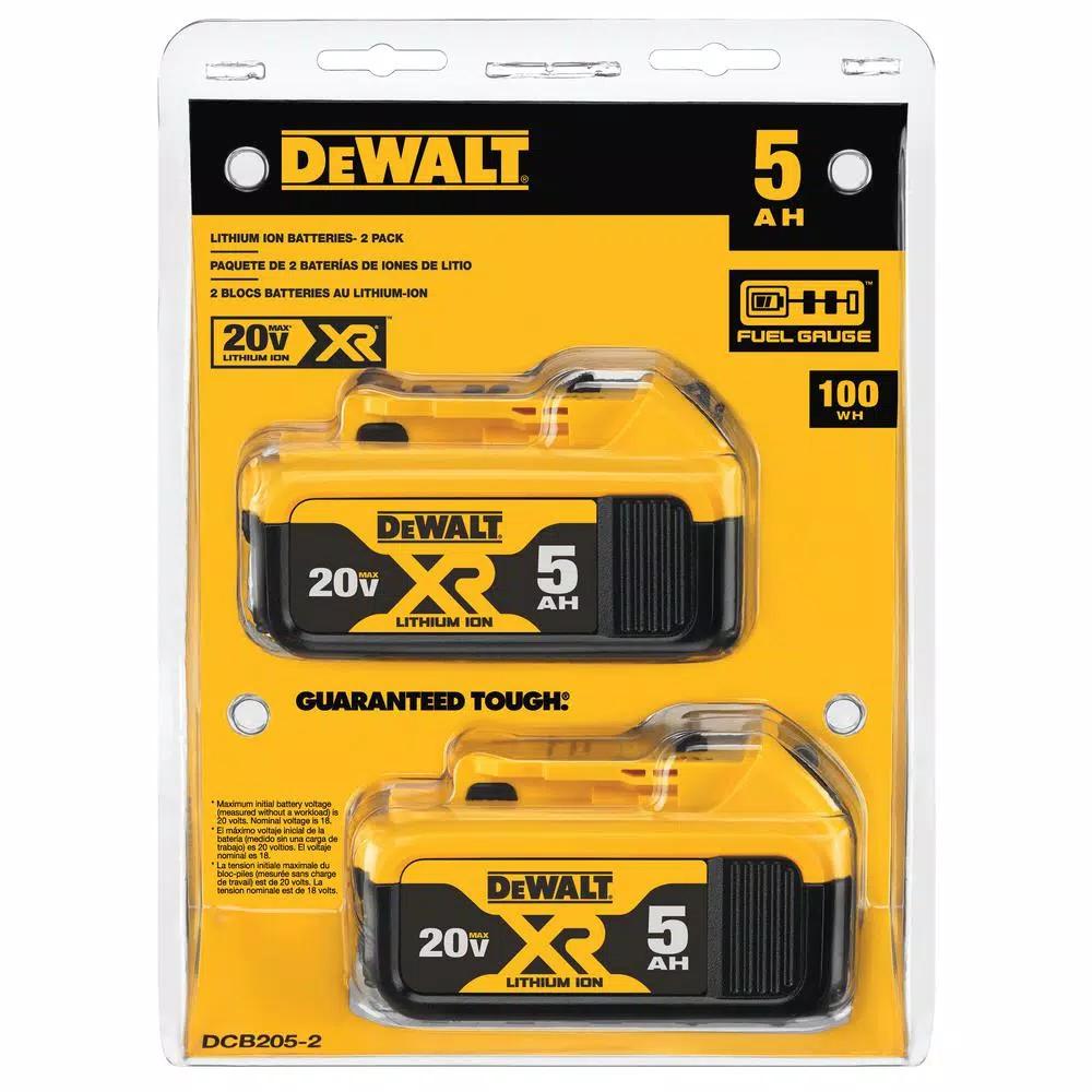 DEWALT 20V MAX XR Brushless 3-Speed 1/4 in. Impact Driver Kit with (3) 5.0 Ah Batteries & Charger
